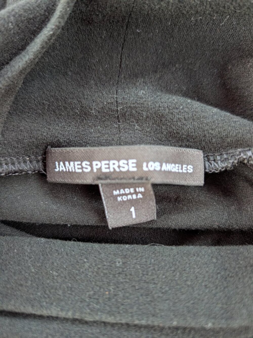 James Perse Los Angeles micro-sueded turtleneck dress black size 1 (small) VGUC - Picture 10 of 13